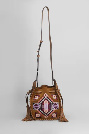 Isabel Marant Mini Silao Shoulder Bag In Leather Color Suede And Leather