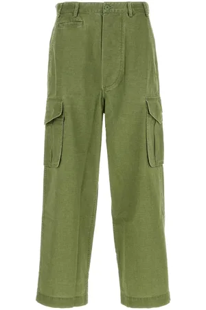 Kenzo Green Cotton Cargo Pant
