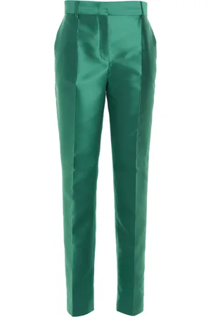 Alberta Ferretti Satin Pants