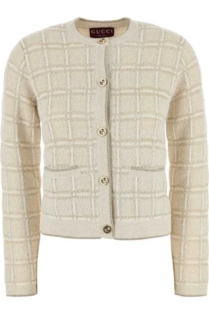 Gucci Embroidered Wool Blend Cardigan