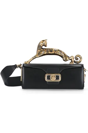 Lanvin Cat Pencil Bag In Leather