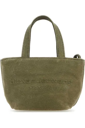 Alexander Wang Army Green Canvas Handbag