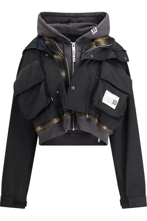 MIHARA YASUHIRO Patchwork Design Jacket