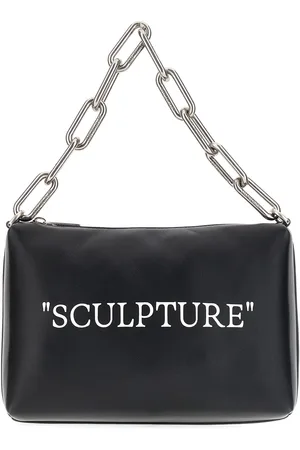 OFF-WHITE Black Leather Handbag