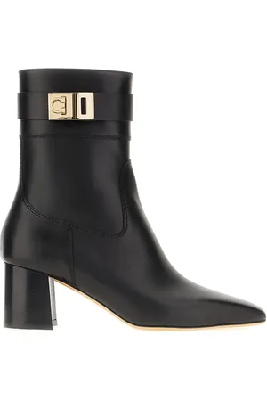 Salvatore Ferragamo Black Leather Boots