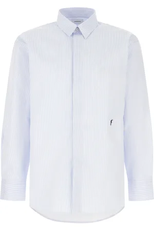 Salvatore Ferragamo Embroidered Poplin Shirt