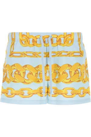 VERSACE Printed Polyester Swimming Shorts