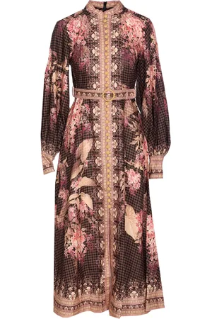 ZIMMERMANN Illuminate Buttoned Midi Dress
