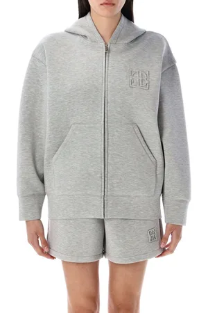 ANINE BING Monogram Embossed Zipped Performance Jacket