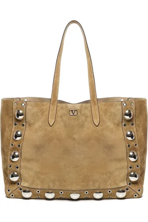 VALENTINO GARAVANI Nellcote Medium Suede Tote Bag