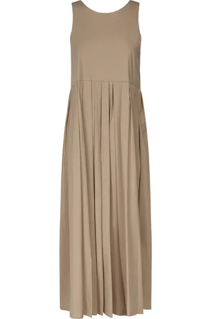 Max Mara Sleeveless Poplin Dress