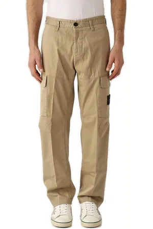 Stone Island Logo Patch Regular Fit Cargo Pants