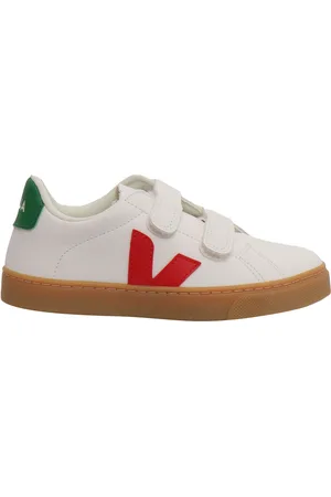 Veja Small Esplar Chromefree Leather Extra-white_pekin_emeraude Sneakers