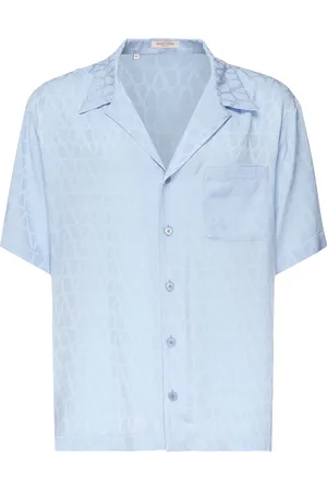 VALENTINO GARAVANI Bowling Shirt With Toile Iconographe Motif
