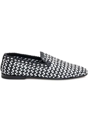 Dolce & Gabbana Woven Slip-on Loafers