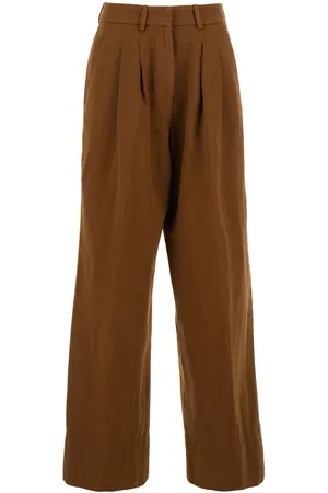 PT Torino Frankie Pants With Belt Loops In Cotton And Linen Blend Woman