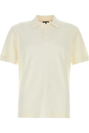 Ermenegildo Zegna Ivory Cotton Blend Polo Shirt
