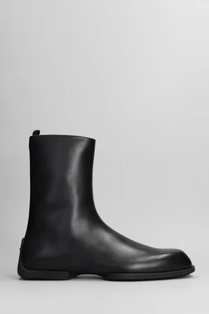 Jil Sander Ankle Boots In Leather