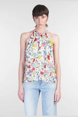 ALICE+OLIVIA Erna Blouse In Cotton