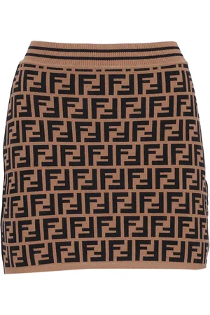 Fendi Ff Knitted Skirt