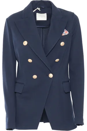 Circolo Oxford Double Breasted Jacket