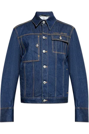 Vivienne Westwood Denim Jacket With Embroidered Logo