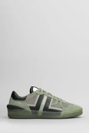 Lanvin Clay Sneakers In Suede And Fabric