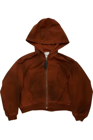 The Attico Zipped Hooded Jacket