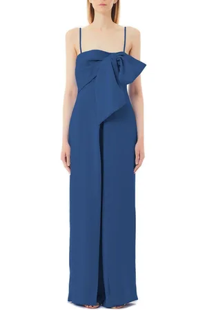 Liu Jo Smart Bow Detailed Jumpsuit