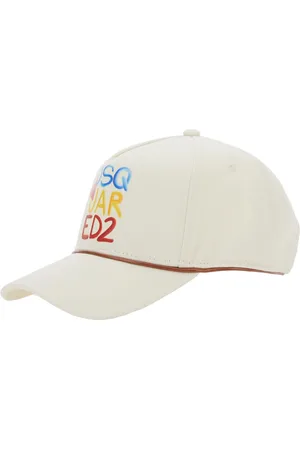 Dsquared2 Baseball Cap With Logo Lettering On The Front And Buckle Closure On The Rear In Cotton Man