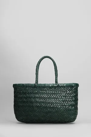 Dragon Diffusion Mini Flat Gora Baske Hand Bag In Leather