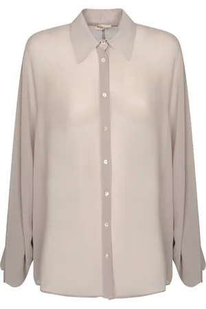 BLANCA Mastice Georgette Overshirt
