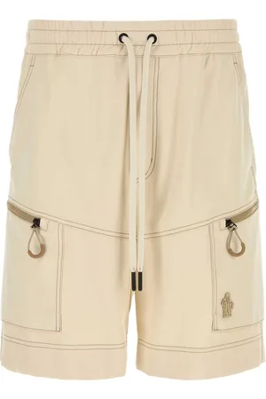 Moncler Sand Denim Bermuda Shorts