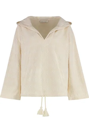 Tory Burch Terry Hooded Sweatshirt
