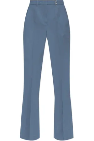 VERSACE Pressed-crease Tailored Trousers