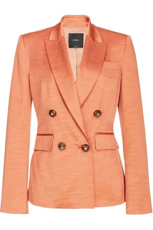 Pinko Long-sleeved Double Breasted Jacket