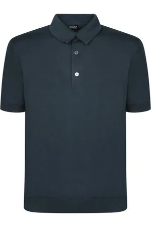 Ermenegildo Zegna Premium Cotton Polo In Teal