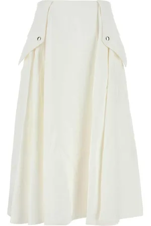 Bottega Veneta Pleated Midi Skirt