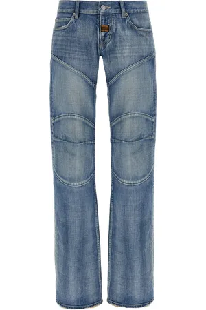 Balenciaga Relief Stitching Jeans