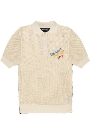 Dsquared2 Summer Lovers Knitted Polo Shirt