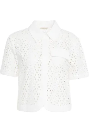 Liu Jo Embroidered Cropped Shirt