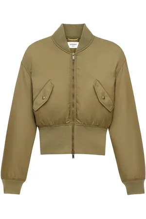 Saint Laurent Zip-up Padded Bomber Jacket