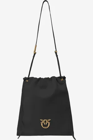 Pinko Square Leather Bag With Logo