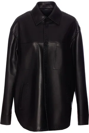 Fendi Leather Roma Shirt