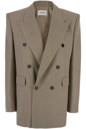 Saint Laurent Two Tone Wool Blazer