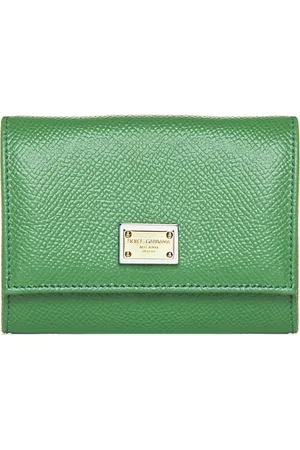 Dolce & Gabbana Tri-fold Logo Plaque Wallet