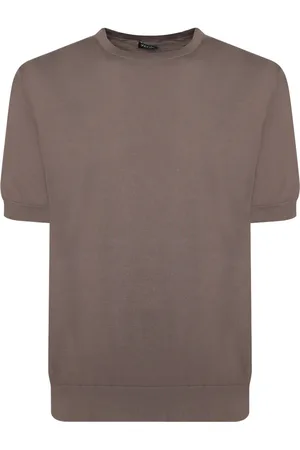 Ermenegildo Zegna Premium Cotton T-shirt In Taupe