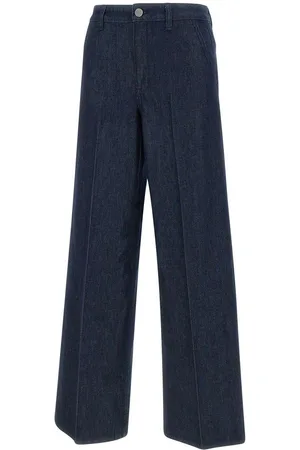 THEORY Wide-leg Mid Rise Jeans