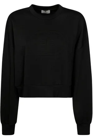 Elisabetta Franchi Maxi Logo Embossed Sweatshirt