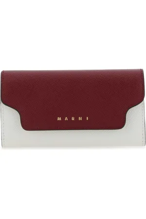 Marni Two-tone Leather Key Chain Case